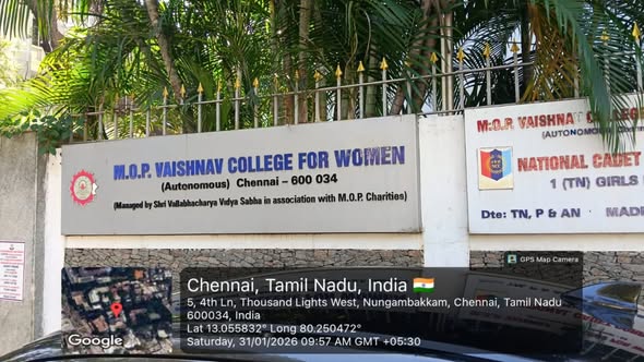 Visit of M.O.P. Vaishnav College for Women, CHennai