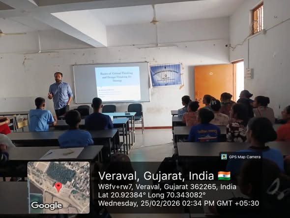 ✨ Workshop on Design Thinking, Critical Thinking & Innovation Design ✨