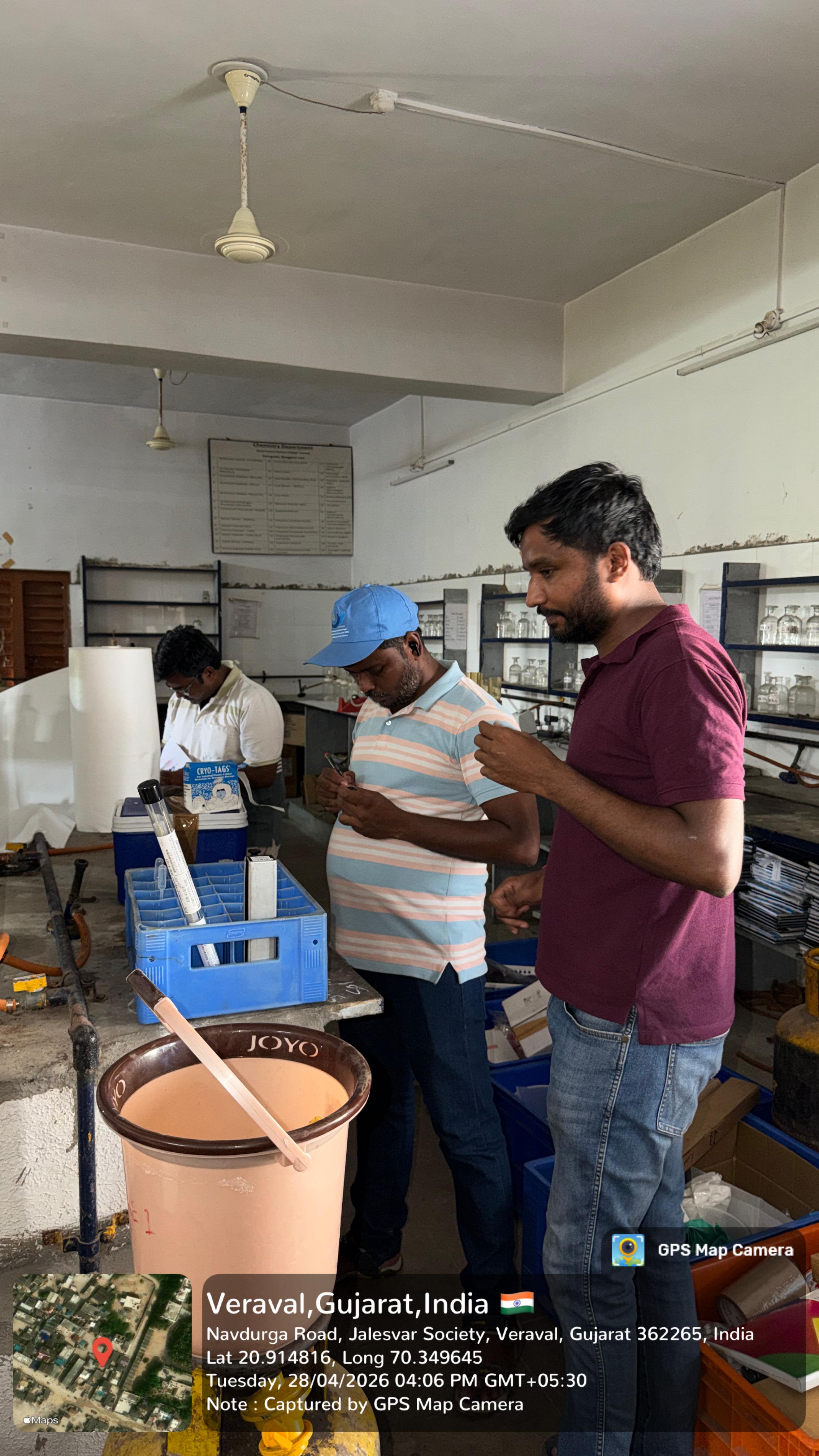 CMLRE Kochi Scientists Visit Govt. Science College Veraval for Collaborative Marine Research Project
