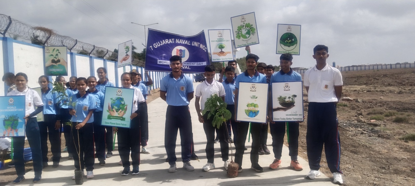 🌱🌍 World Environment Day Plantation Drive by NCC Students🌍🌱