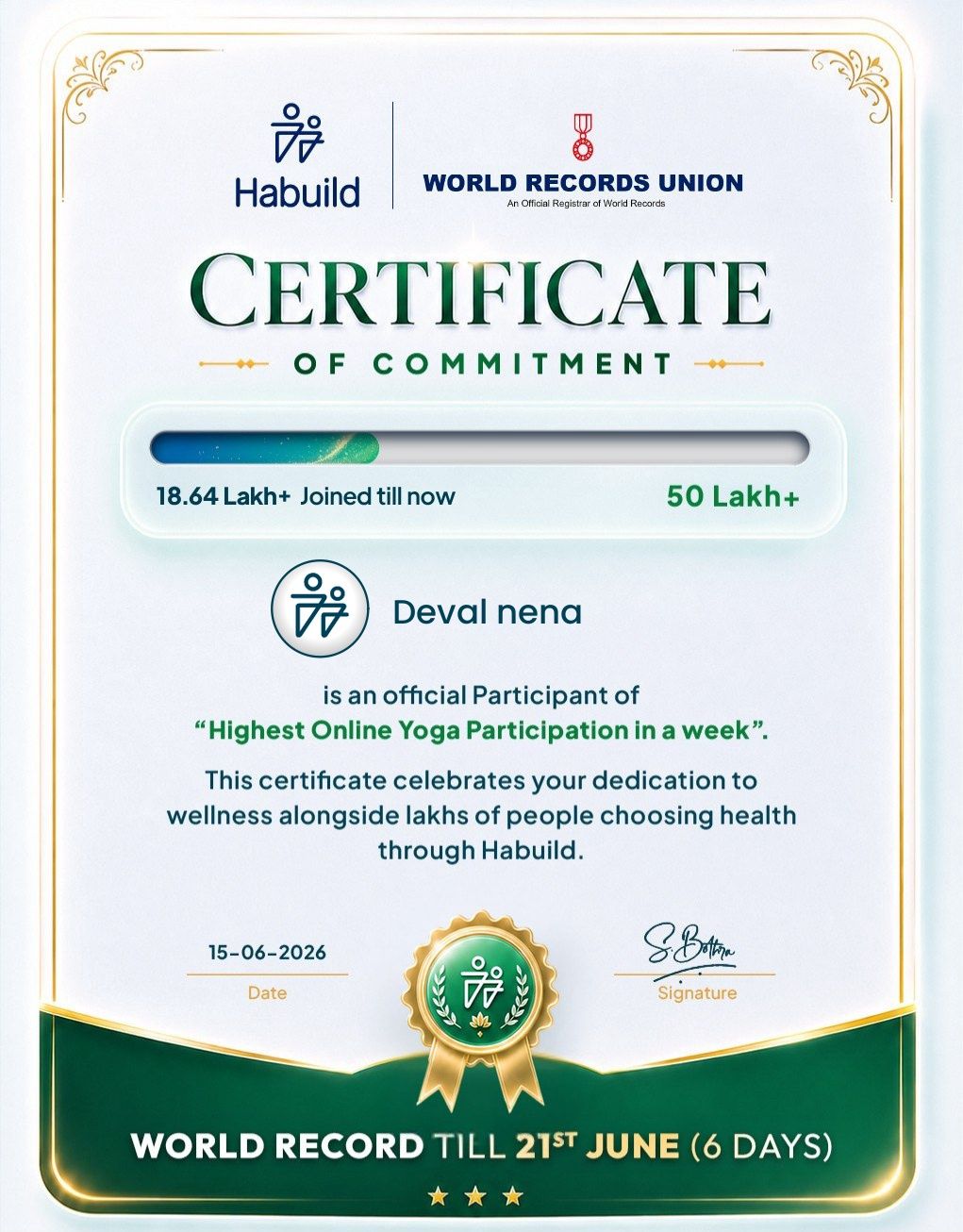 🧘‍♀️🌿 Pre-Yoga Day Activity & Online Certificate Course on Yoga 🌿🧘‍♂️