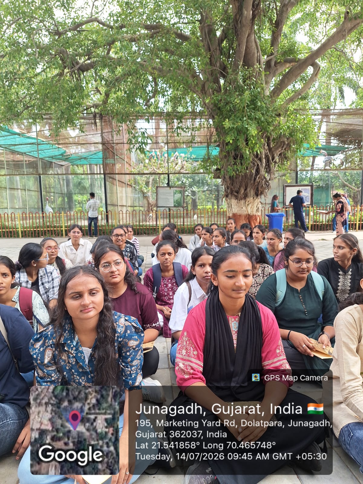 🌿 Students Visited Junagadh Sakkarbaug Zoo 🦁