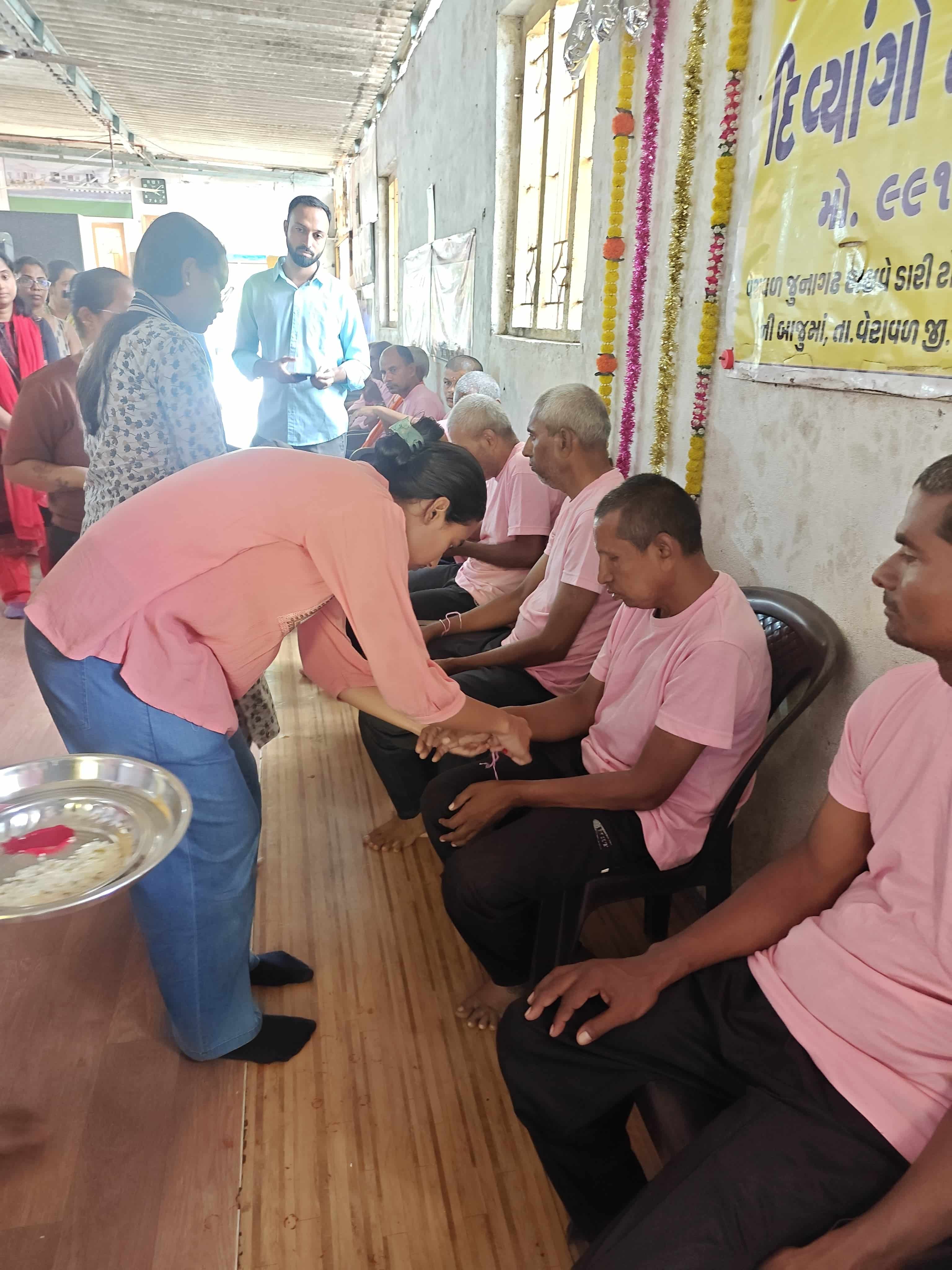 🌸 Raksha Bandhan Celebration with Differently-Abled Persons 🌸
