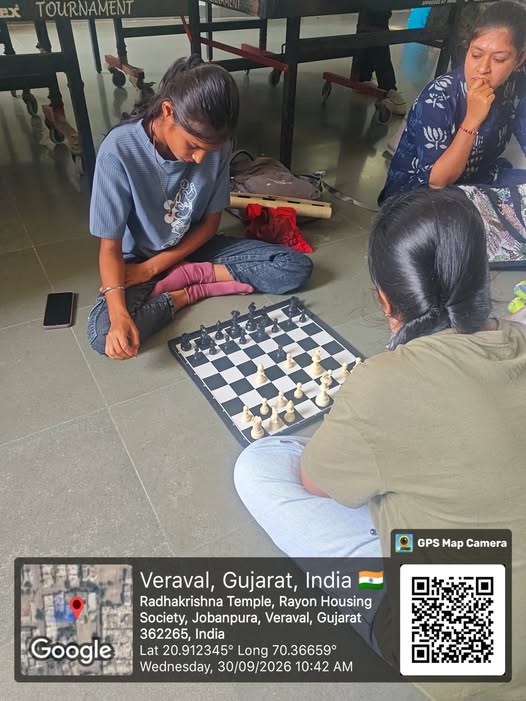 🥉 Khel Mahakumbh 2026 | Vaja Vishakaben Secures 3rd Rank in Chess ♟️🏆
