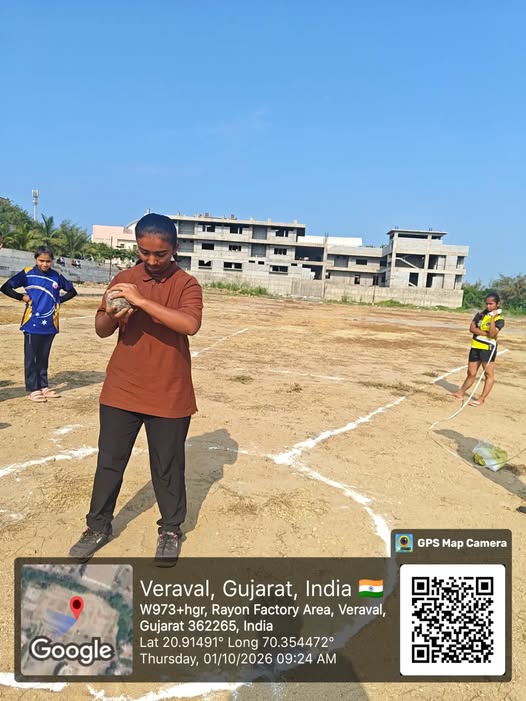 🥉 Khel Mahakumbh 2026 | Jankiben Barad Secures 5th Position in Shot Put 🏆